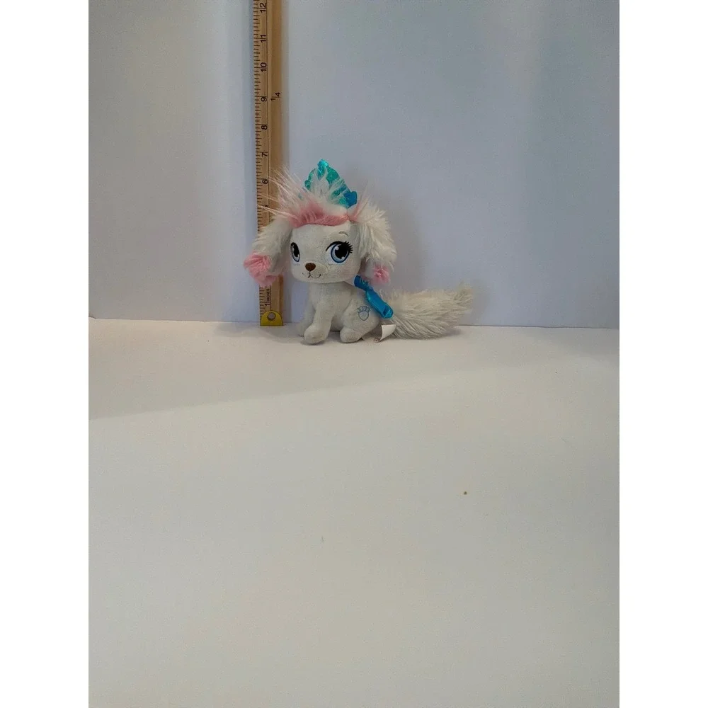 Disney Palace Pets Plush Toy White Dog Princess pumpkin‎ Cute